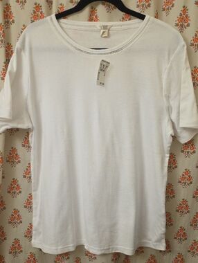 Christopher & Banks Men’s White Short Sleeve Crew Tee